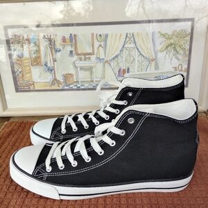 ZGR Black Canvas (Converse Knockoffs) Basketball Sneakers. Size 13. Near New.